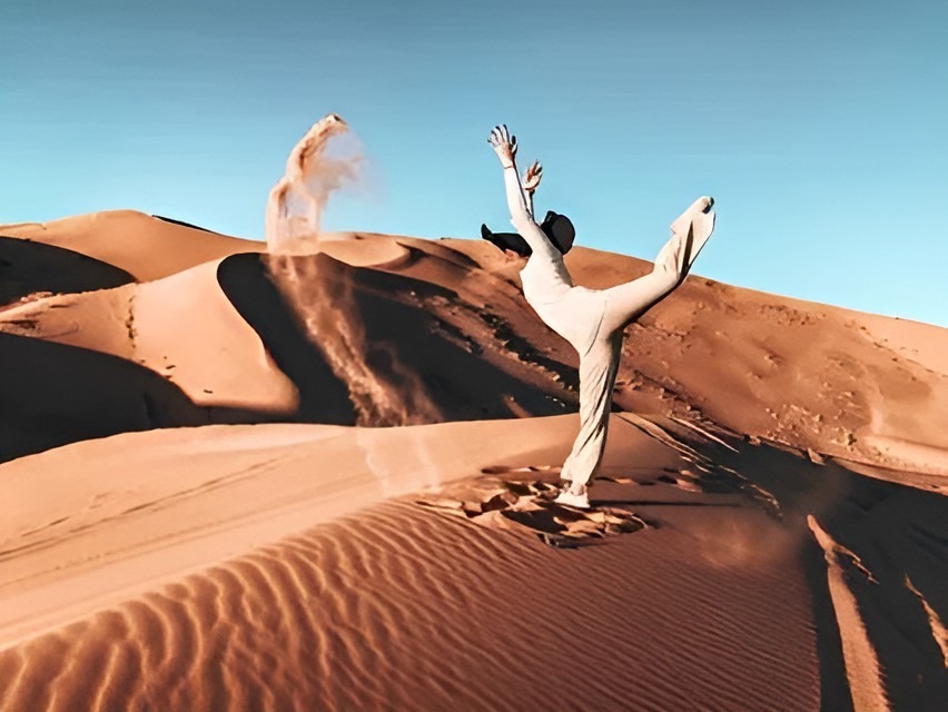 yoga group desert