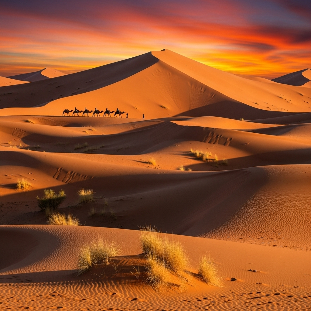 Descubre la Magia del Desierto de Merzouga: Una Aventura Inolvidable en el Sáhara 1 ruta 3 Días a merzouga 2 noches en campamento