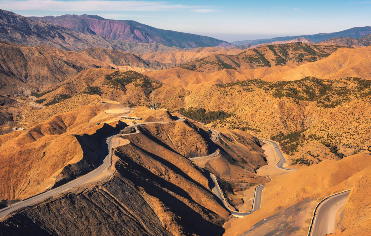 Cruce del Alto Atlas y puerto de Tizi nTichka